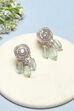 Mint Green Brass Earrings image number 0