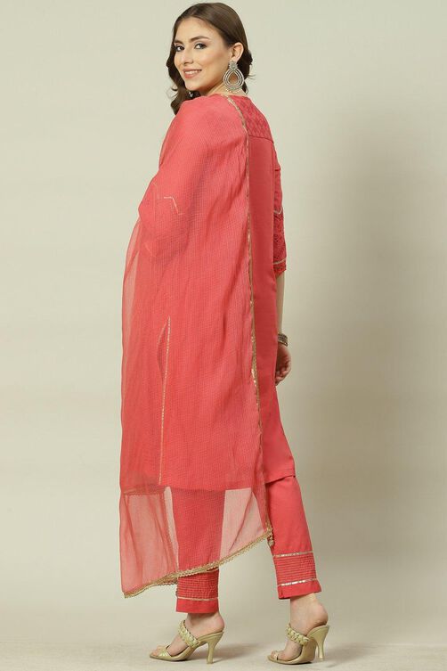 Soft Mint Relaxed Kurta Relaxed Pants Suit Set image number 4