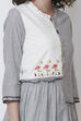 Grey Cotton A-Line Yarndyed Kurta image number 1