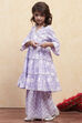 Lilac Cotton Garara Set image number 3