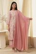 Red Cotton Solid Dupatta image number 0