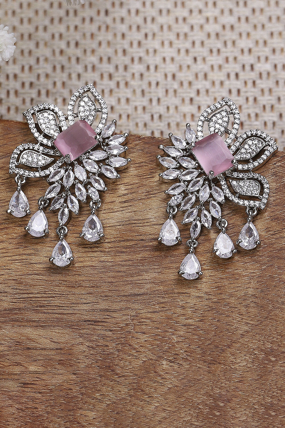 Light Pink Alloy Drop & Danglers image number 0