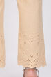 Off White Cotton Flax Pants image number 1