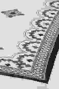 Off White Cotton Gathered Suit Set image number 3