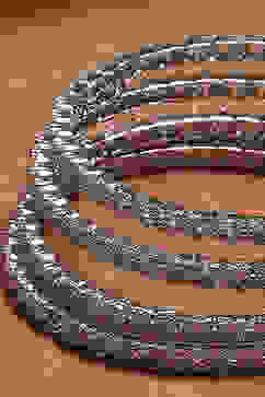 White Alloy Bangle image number 2