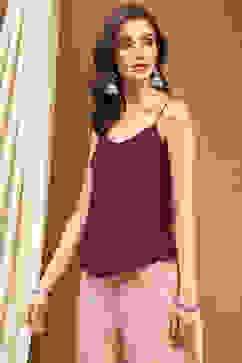 Maroon Silk Yard Dyed Straight Festive Kurta image number 5