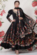 Rohit Bal Ivory Cotton Silk Anarkali Printed Suit Set image number 0