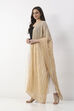 Beige Cotton Dupatta image number 1