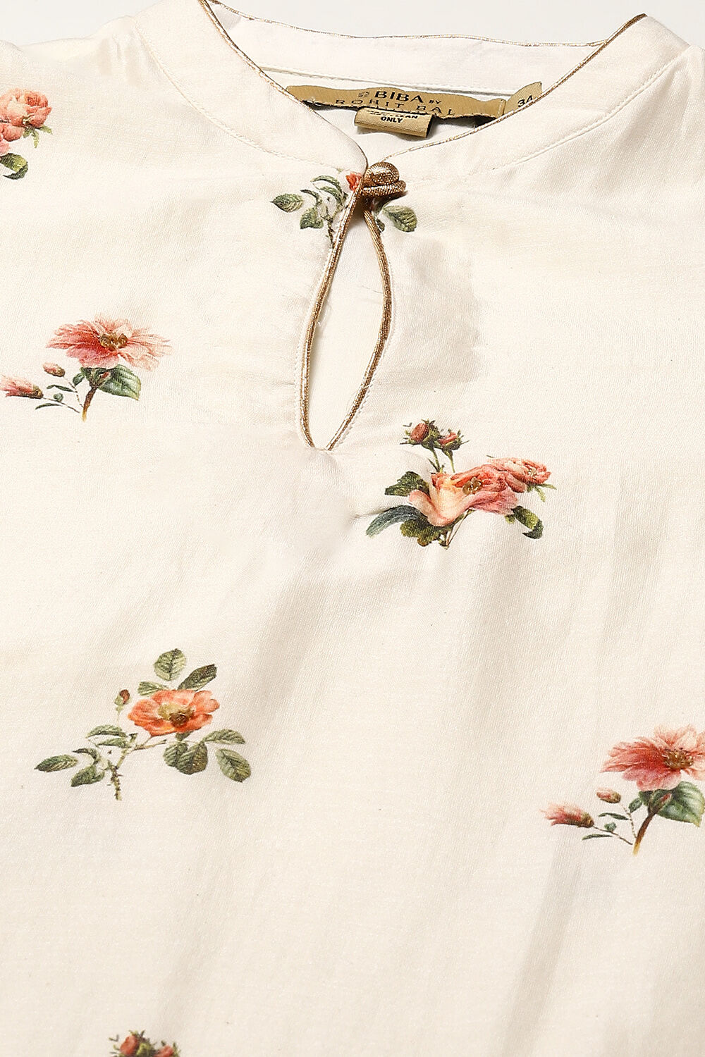 Rohit Bal Indigo Cotton Blend Straight Kurta Suit Set image number 1