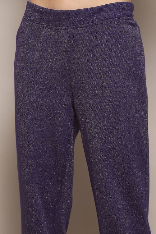 Black Carbon Polyester Straight Yarndyed 2 Piece Set image number 2