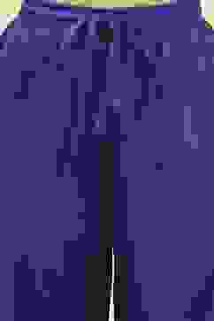 Blue Viscose Blend Solid Kalidar Suit Set image number 2