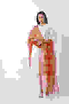 Red Cotton Dupatta image number 3