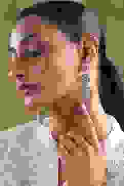 Light Pink Alloy Drop & Danglers image number 3