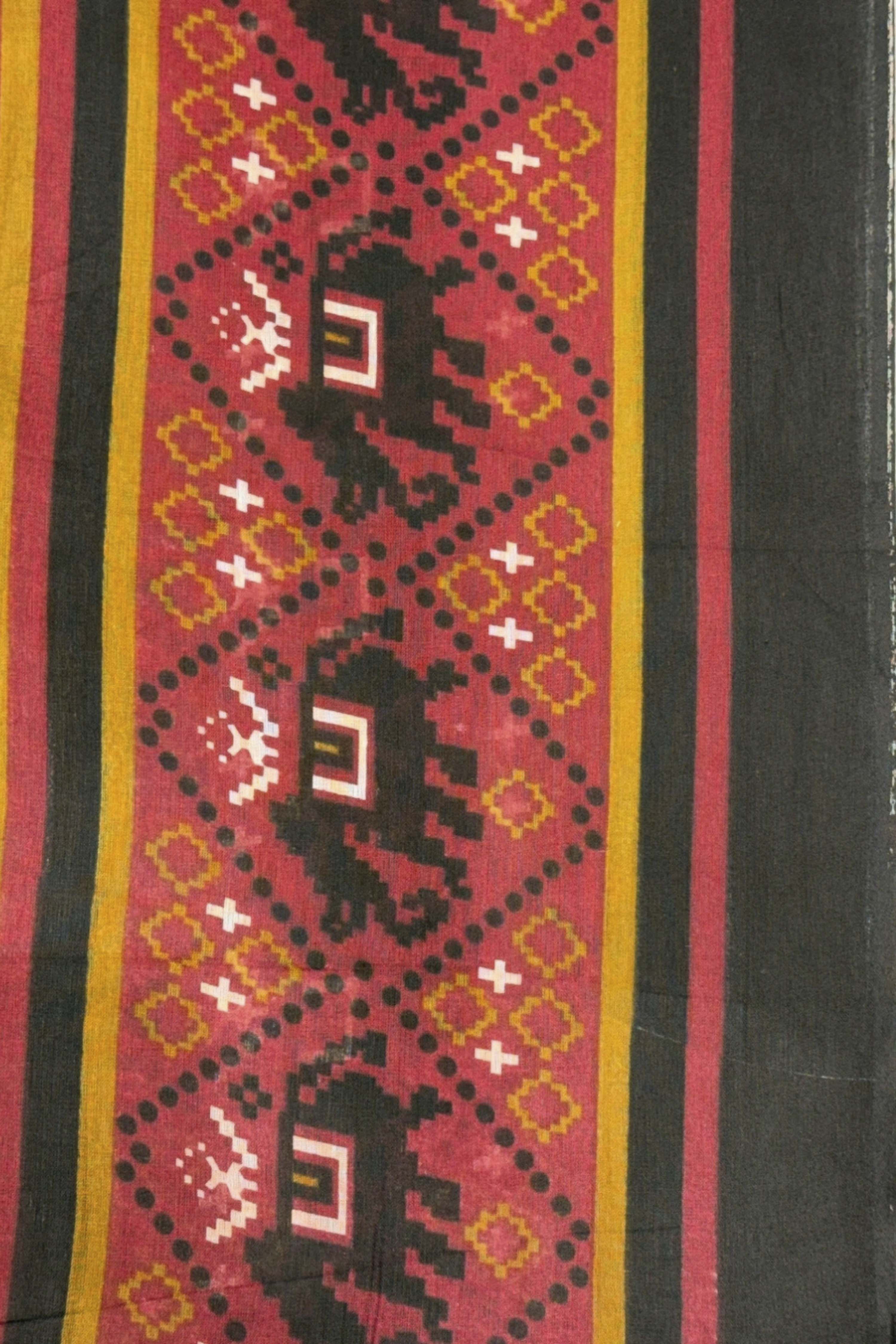 Beige Cotton Printed Unstitched Suit Set image number 4