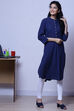 White Cotton Yarndyed Kurta image number 5