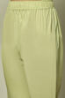 Green Cotton Machine Embroidered Unstitched Suit Set image number 6