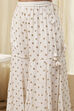 Ivory Viscose Straight Suit Set image number 1