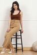 Beige Acrylic Pants image number 0