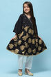 Black Cotton Short Kurti image number 8