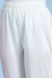 White Cotton Solid Anarkali Suit Set image number 2
