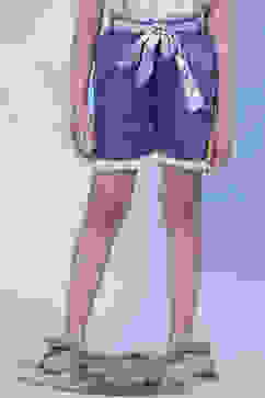 Blue Relaxed Shorts image number 0