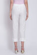 Black Cotton Blend Solid Pant image number 3