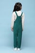 Green Cotton Solid Jumpsuit image number 4