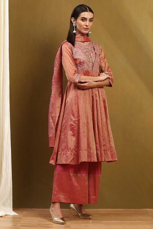 Embroidered Anarkali Suit