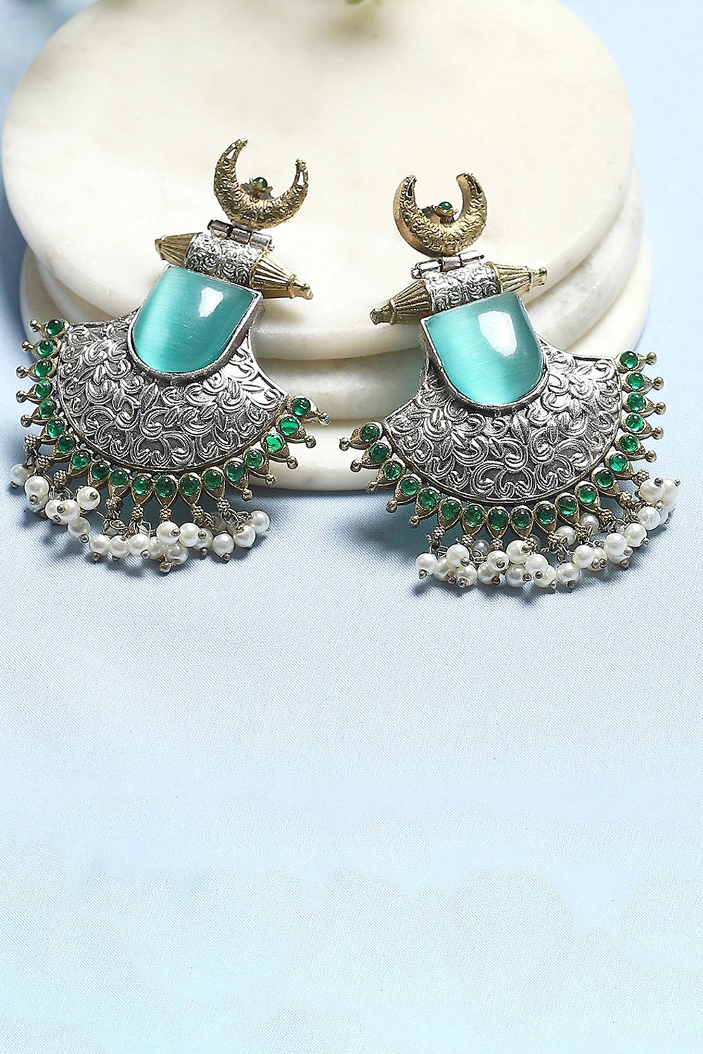 Blue Alloy Drop & Danglers image number 0