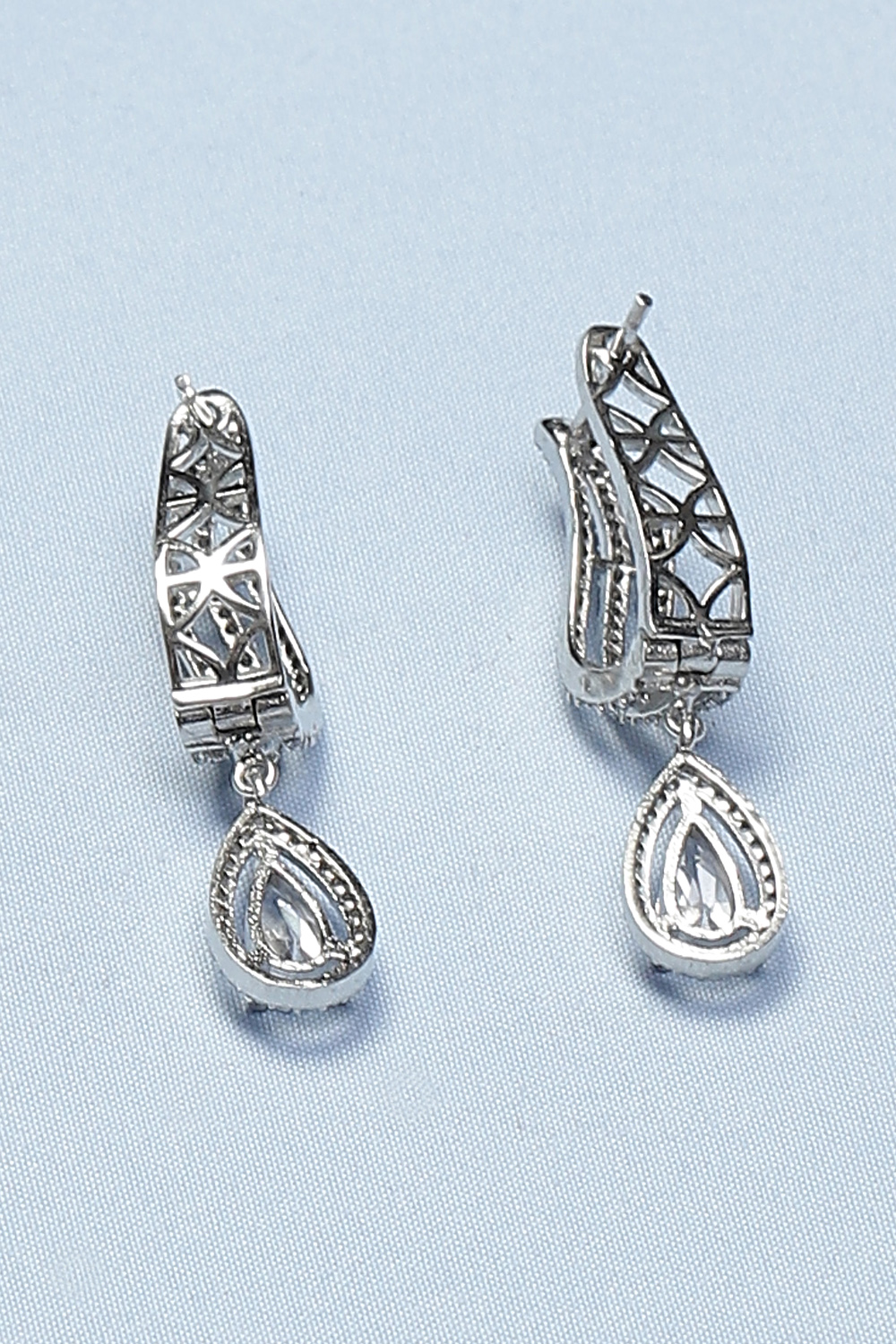 White Earrings image number 2