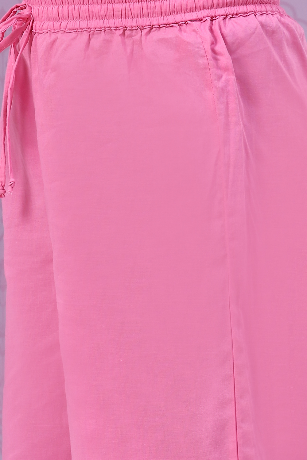 Pink Viscose Anarkali Straight Kurta Palazzo Suit Set image number 2