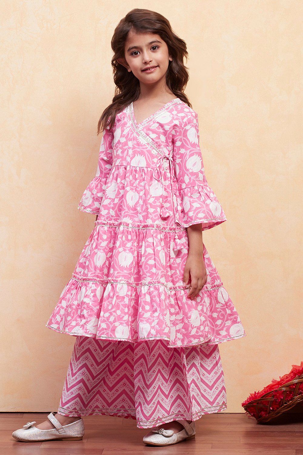 Lilac Cotton Garara Set image number 3