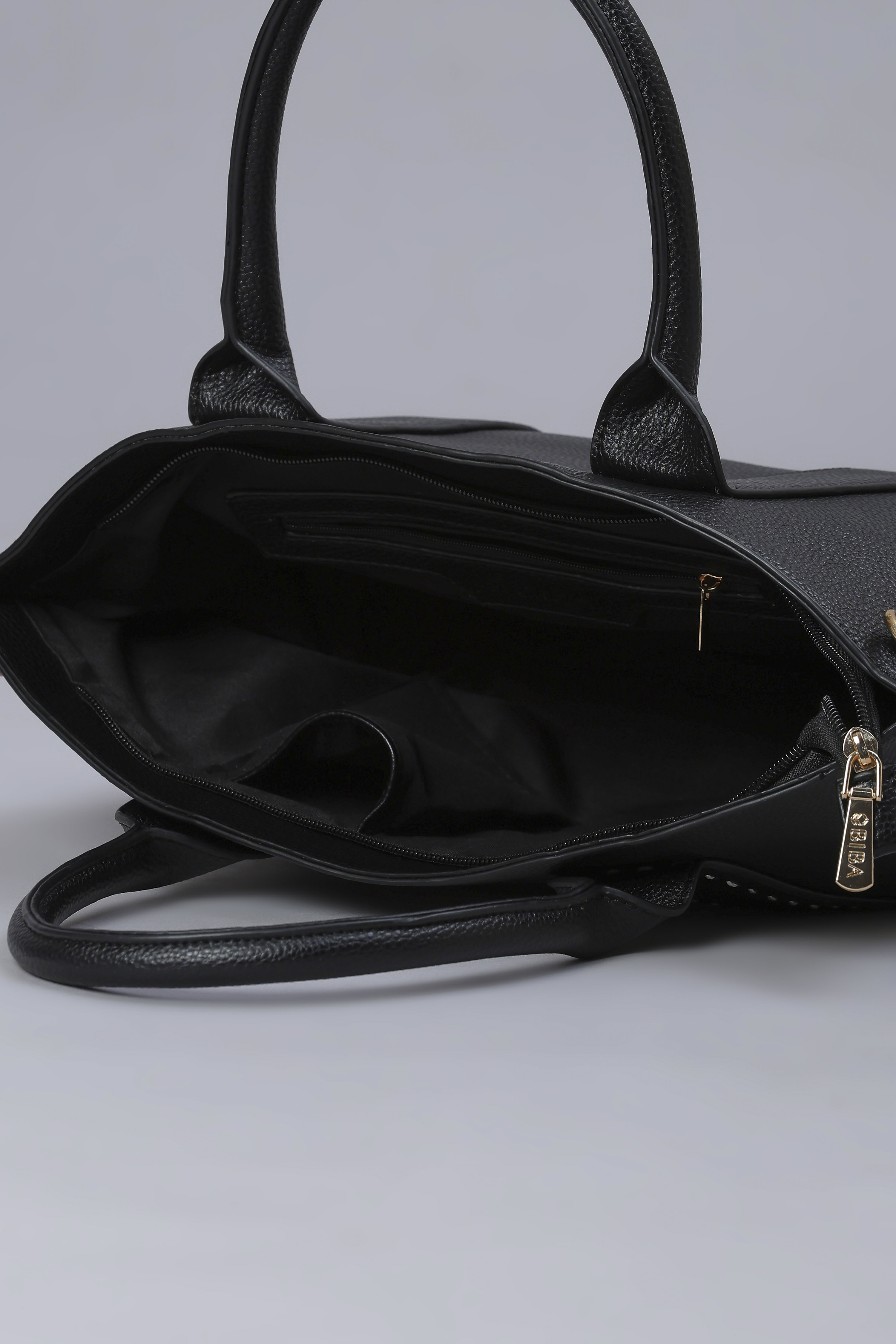Black PU Handbag image number 5