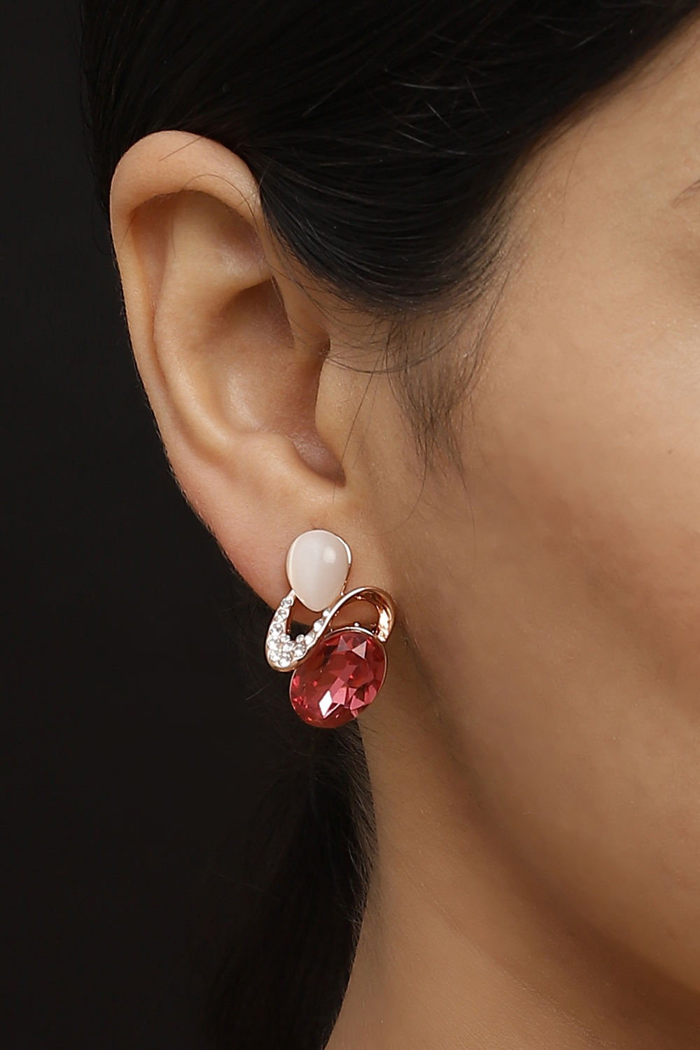 Dark Pink Earrings image number 1