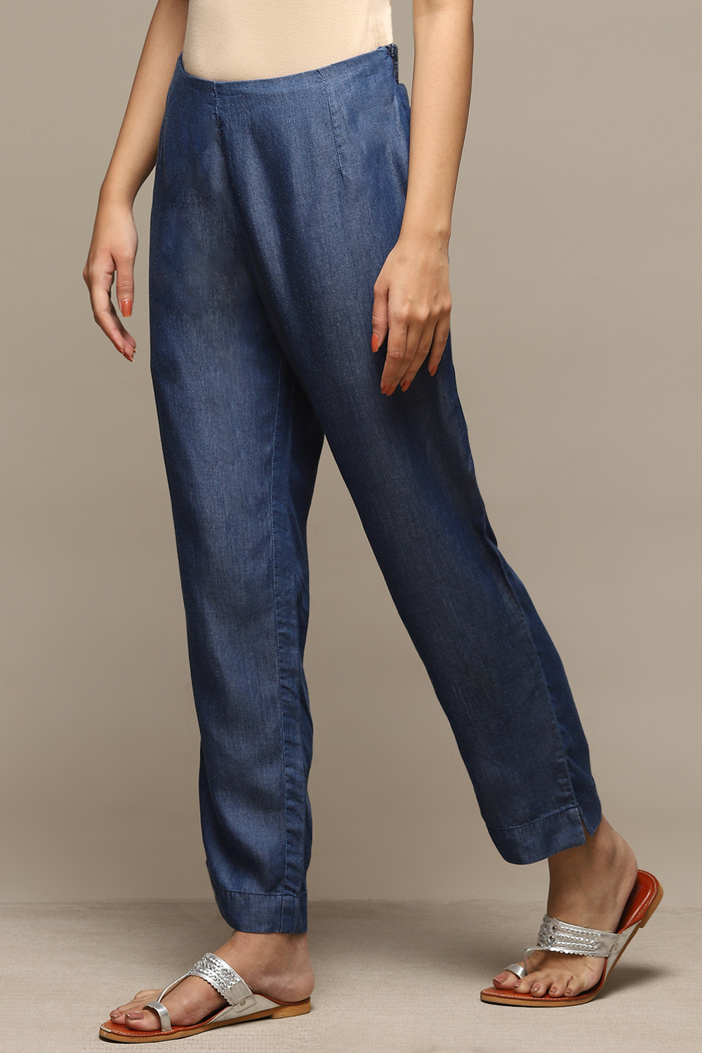Denim Tencel Yarndyed Pant image number 2
