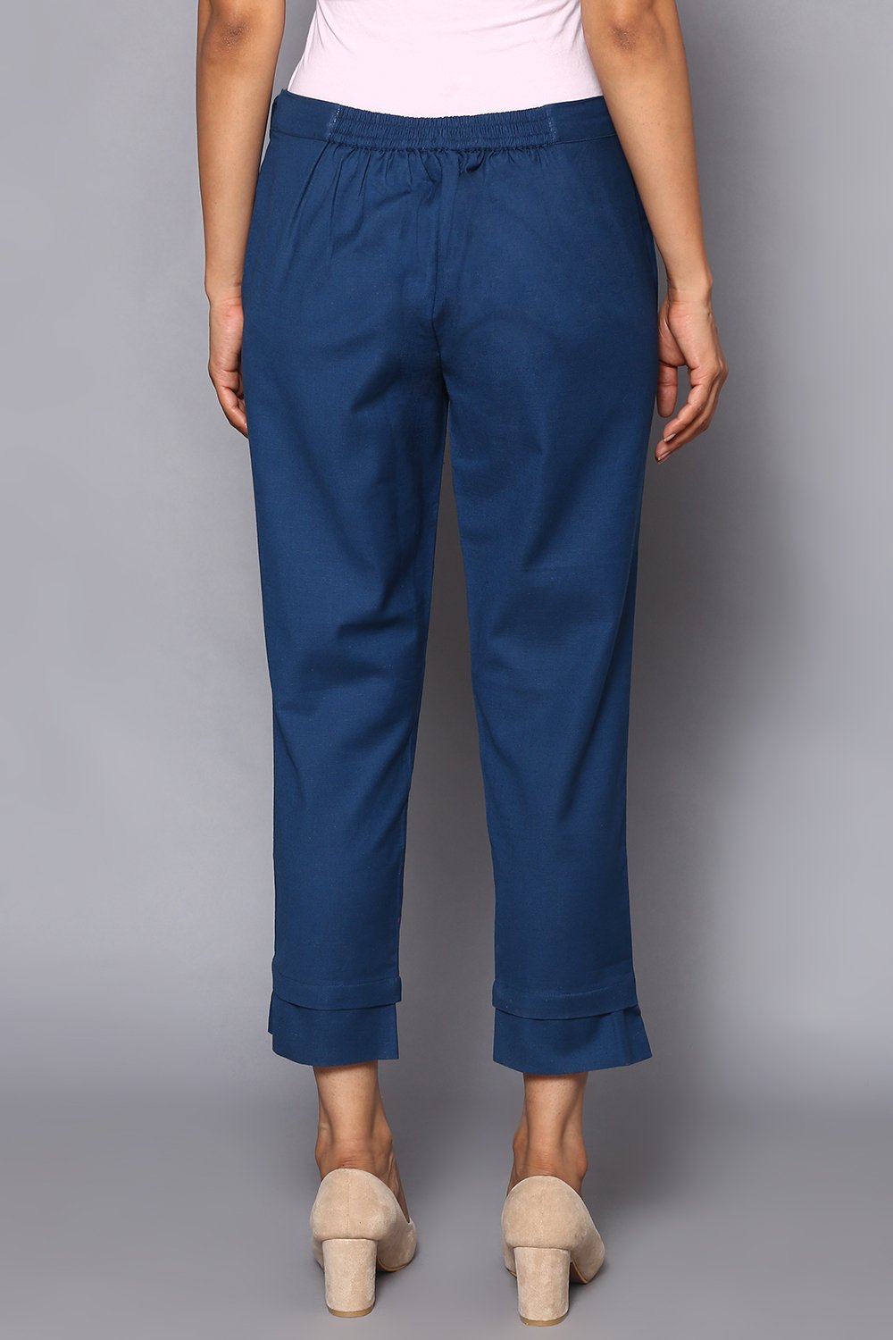 Green Bay Cotton Blend Solid Pant image number 5