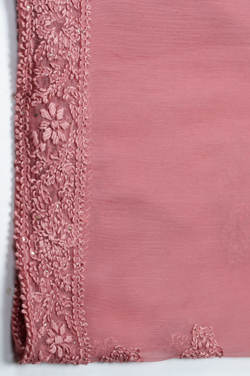 Onion Pink Cotton Silk Straight Kurta Pant Suit Set image number 2