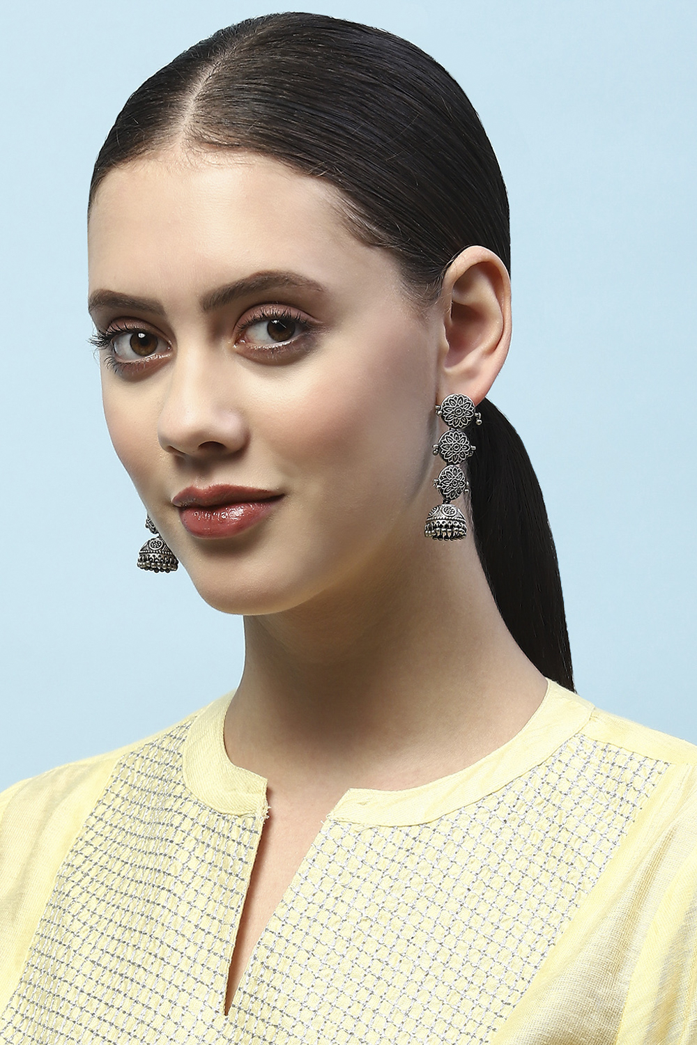 Oxid Oxidised Casual Danglers image number 1