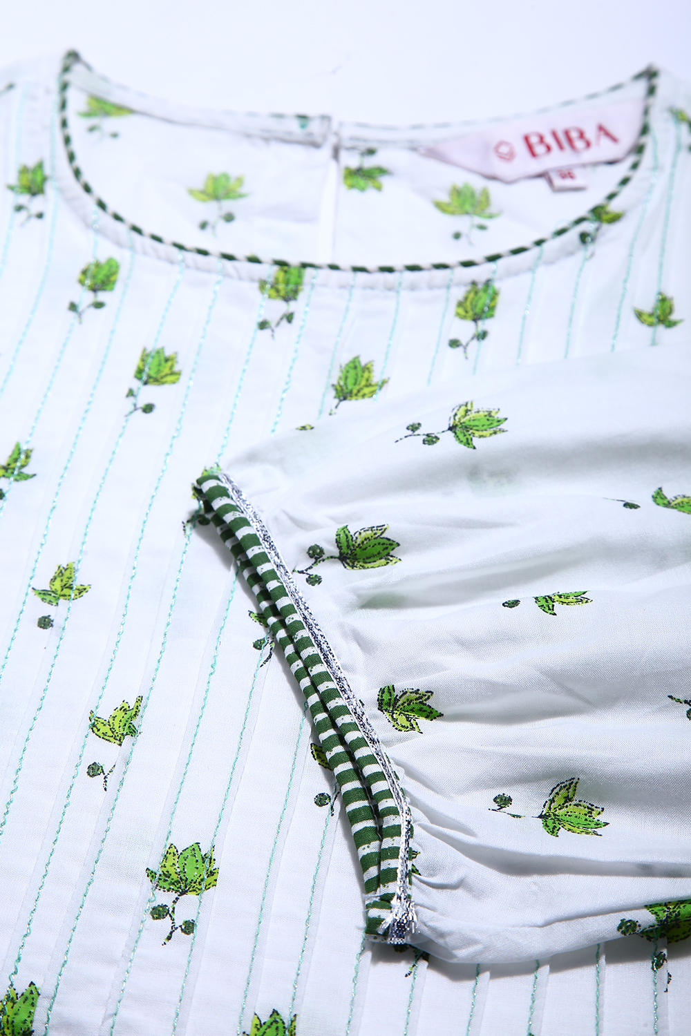 Sky Blue Cotton Straight Kurta image number 1