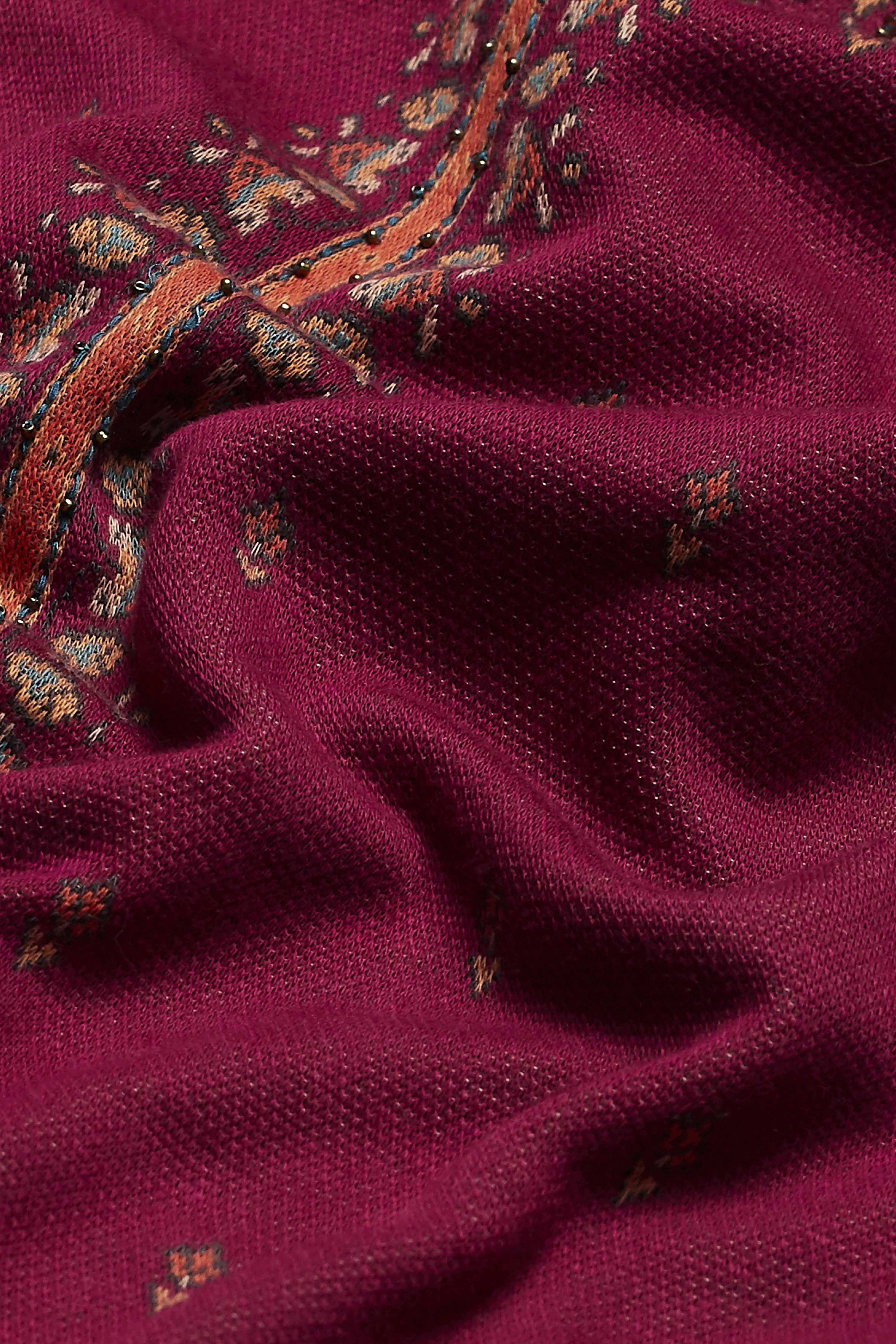 Black Multi-Motif Printed Straight Kurta image number 2