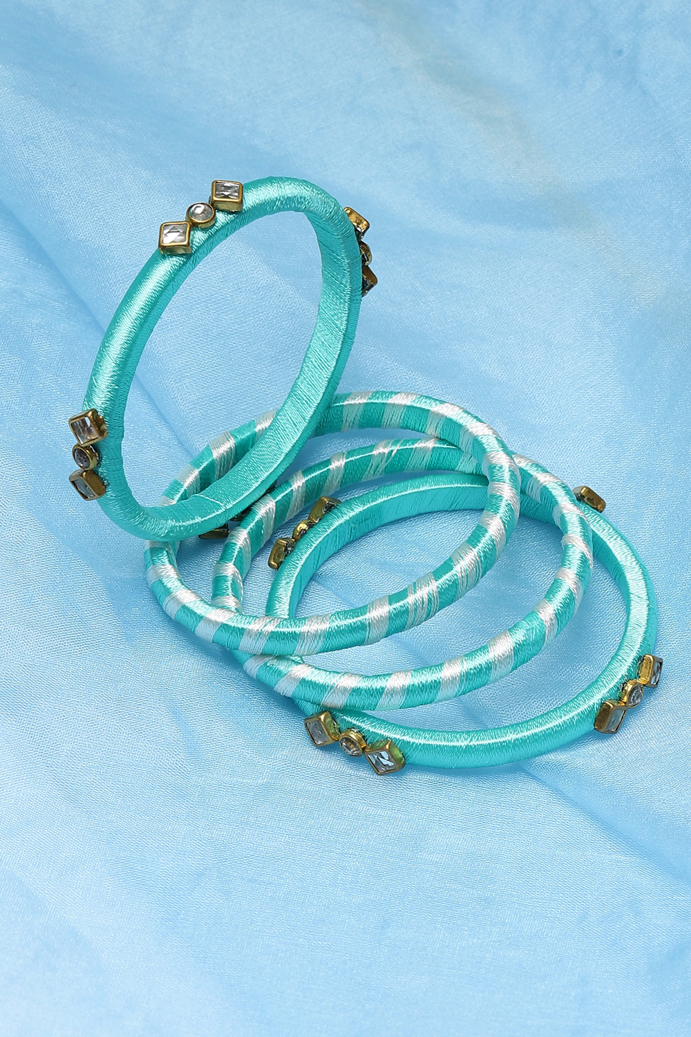 Aqua Bue Girls Bangles image number 0