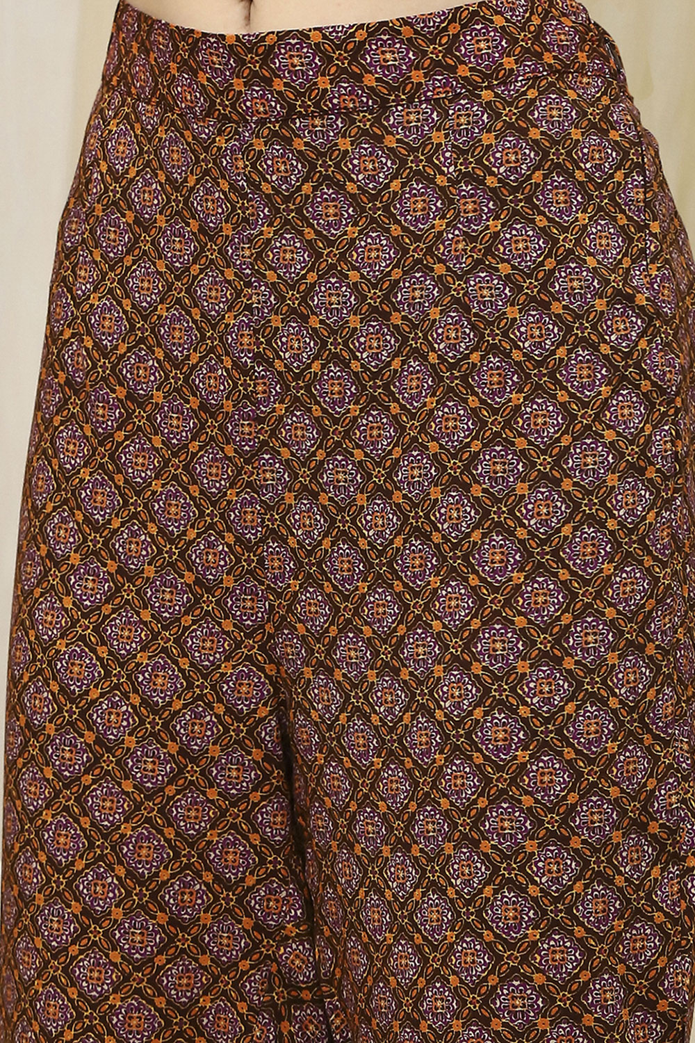 Brown Rayon Viscose Narrow Suit Set image number 2