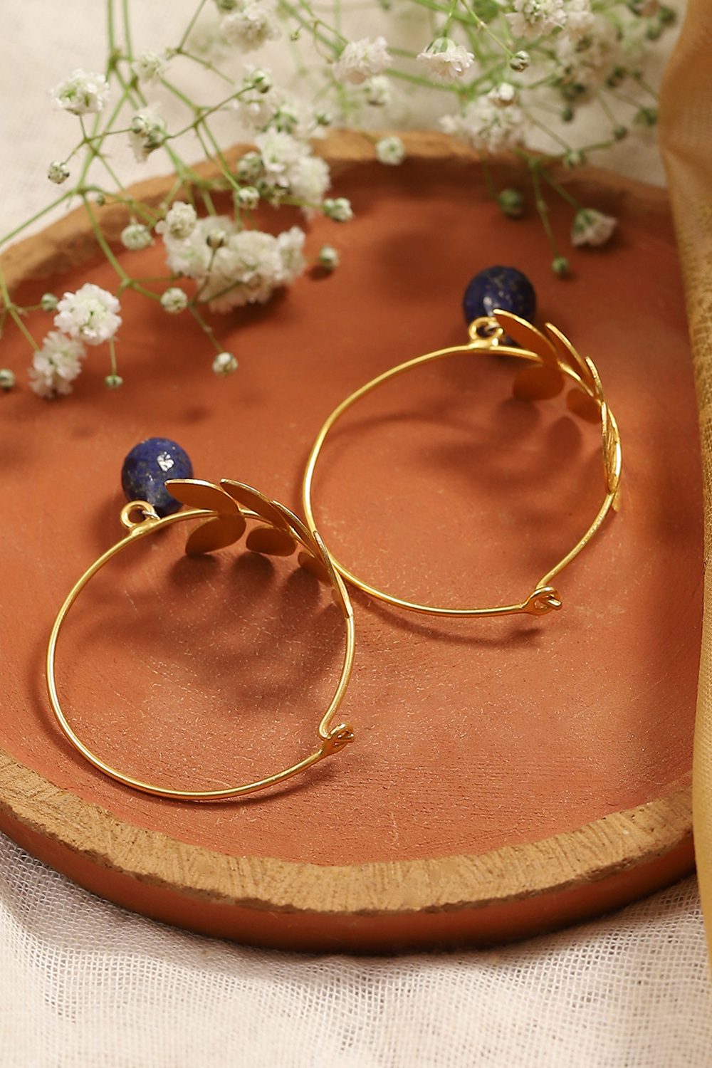 Blue 925 Sterling Silver Earrings image number 0