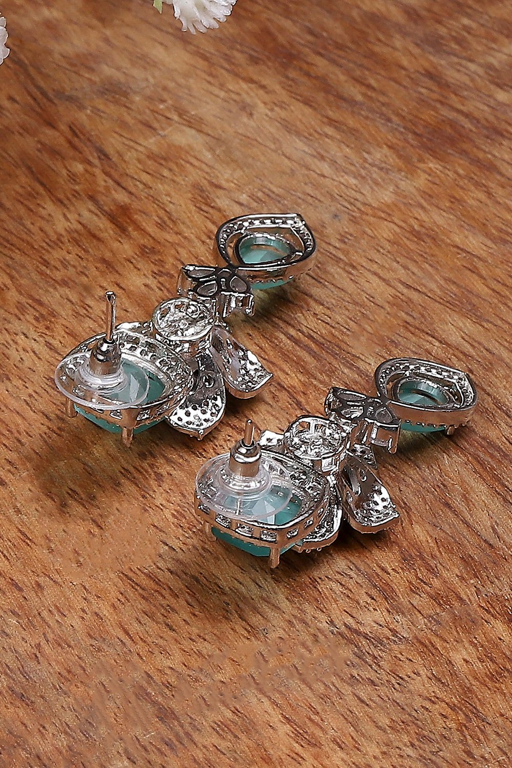 Mint Green Alloy Drop & Danglers image number 2