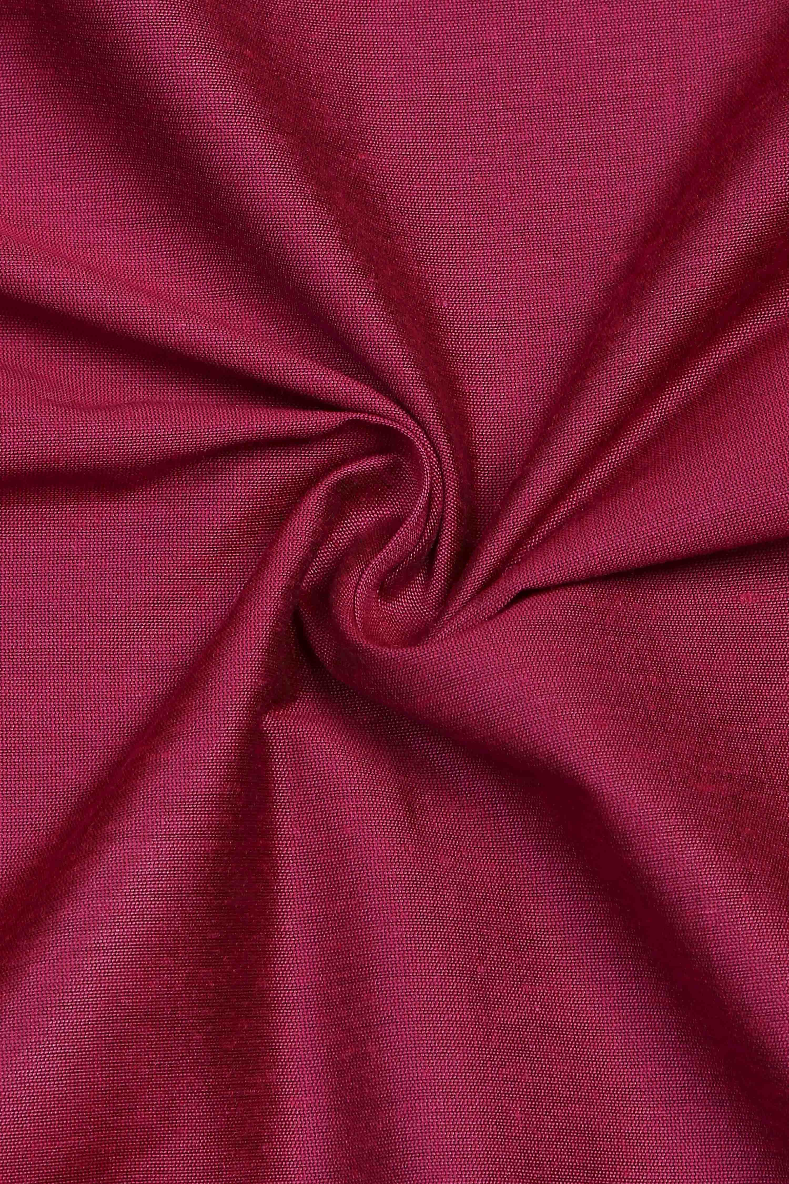 Yellow Banarasi Chanderi Banarasi Print Unstitched Suit Set image number 2