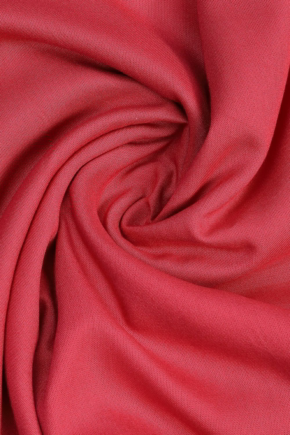 Red Linen Blend Machine Embroidered Unstitched Suit Set image number 1