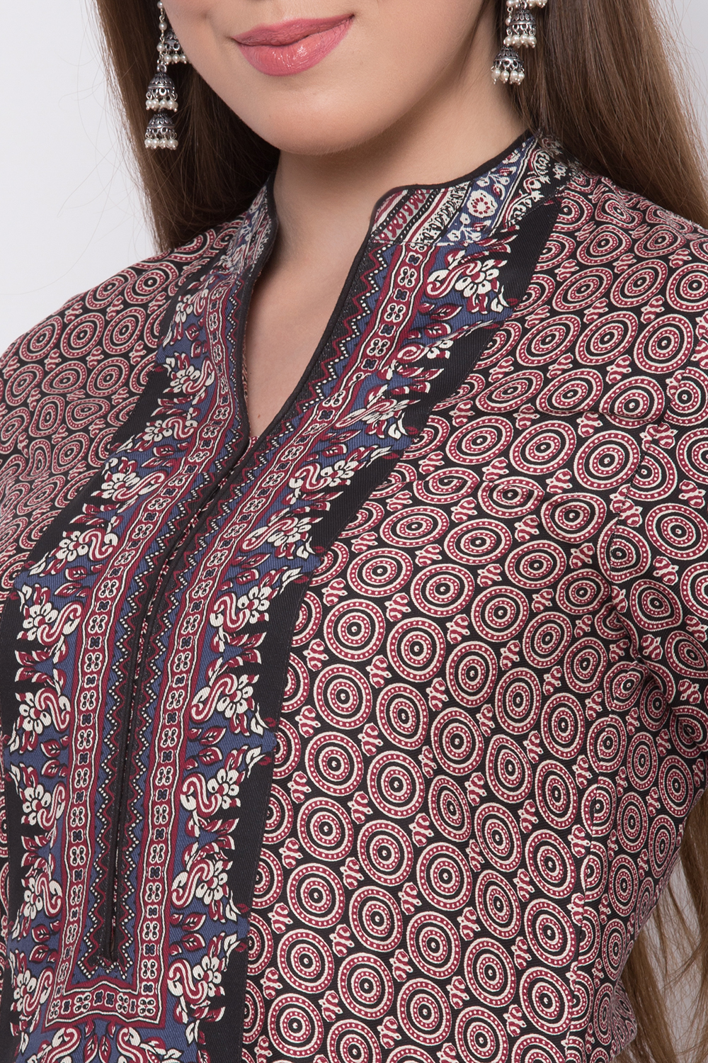Multicolor Rayon Straight Printed Kurta image number 1