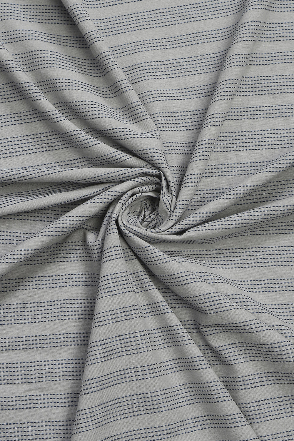 Blue Cotton Woven Unstitched Suit Set image number 2