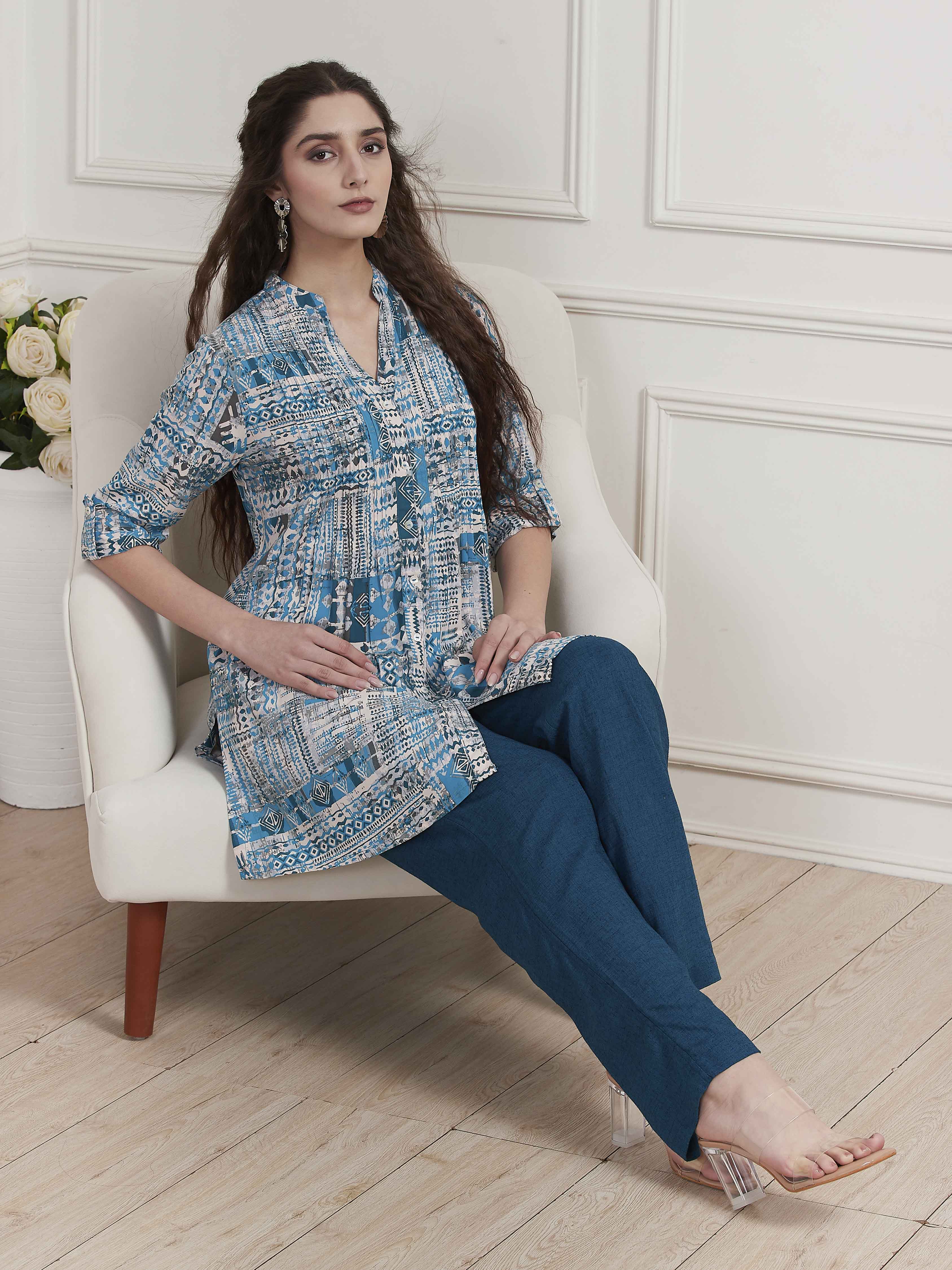 Mustard Viscose Rayon Straight Kurta image number 0