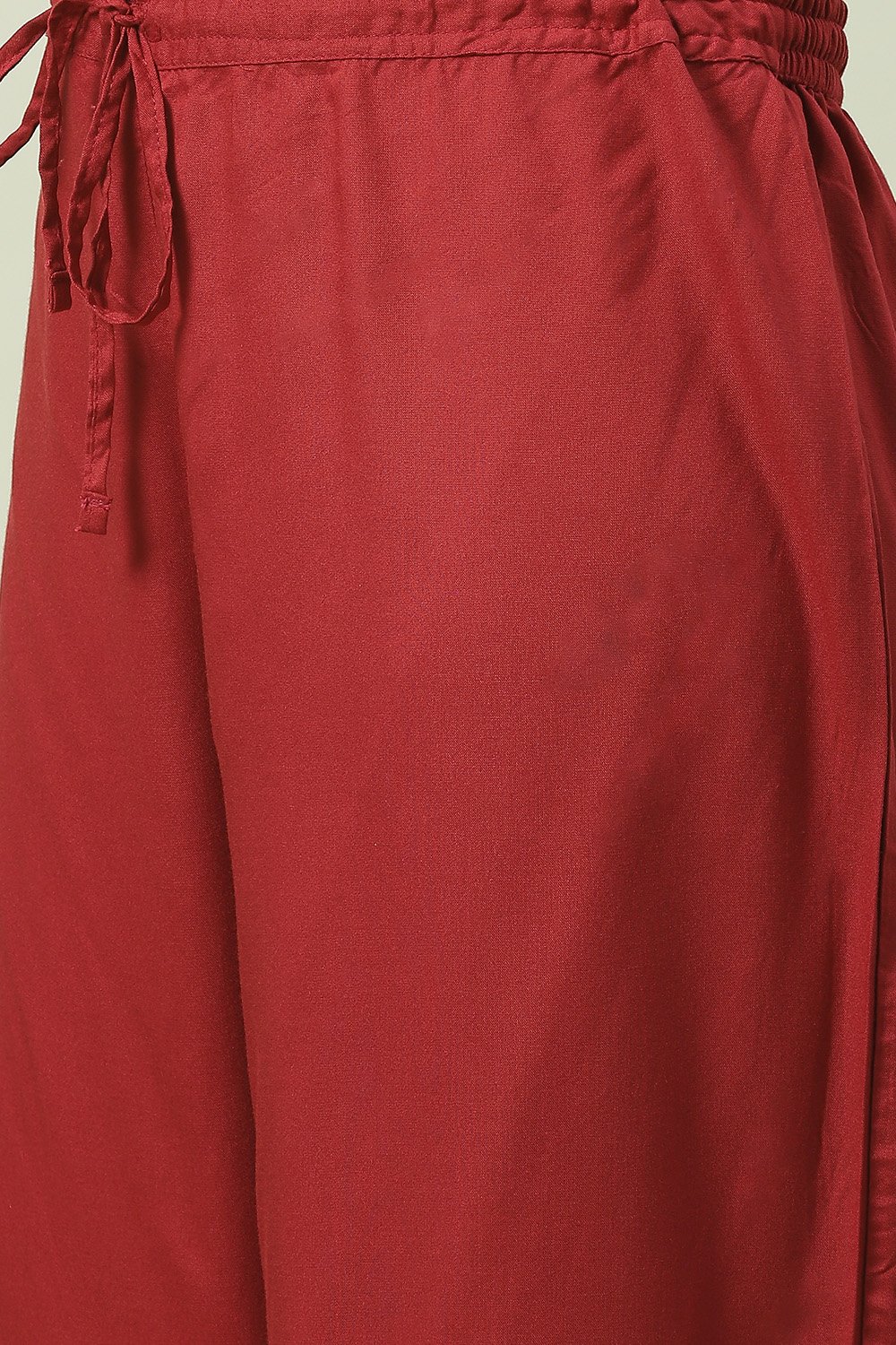 Charcoal LIVA A-Line Kurta Palazzo Suit Set image number 2